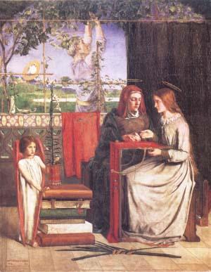 Dante Gabriel Rossetti The Girlhood of Mary Virgin (mk28)